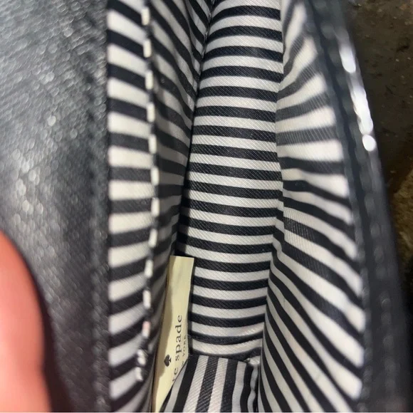 Kate Spade Black New York Mini Textured Leather Crossbody Bag - Picture 4 of 5